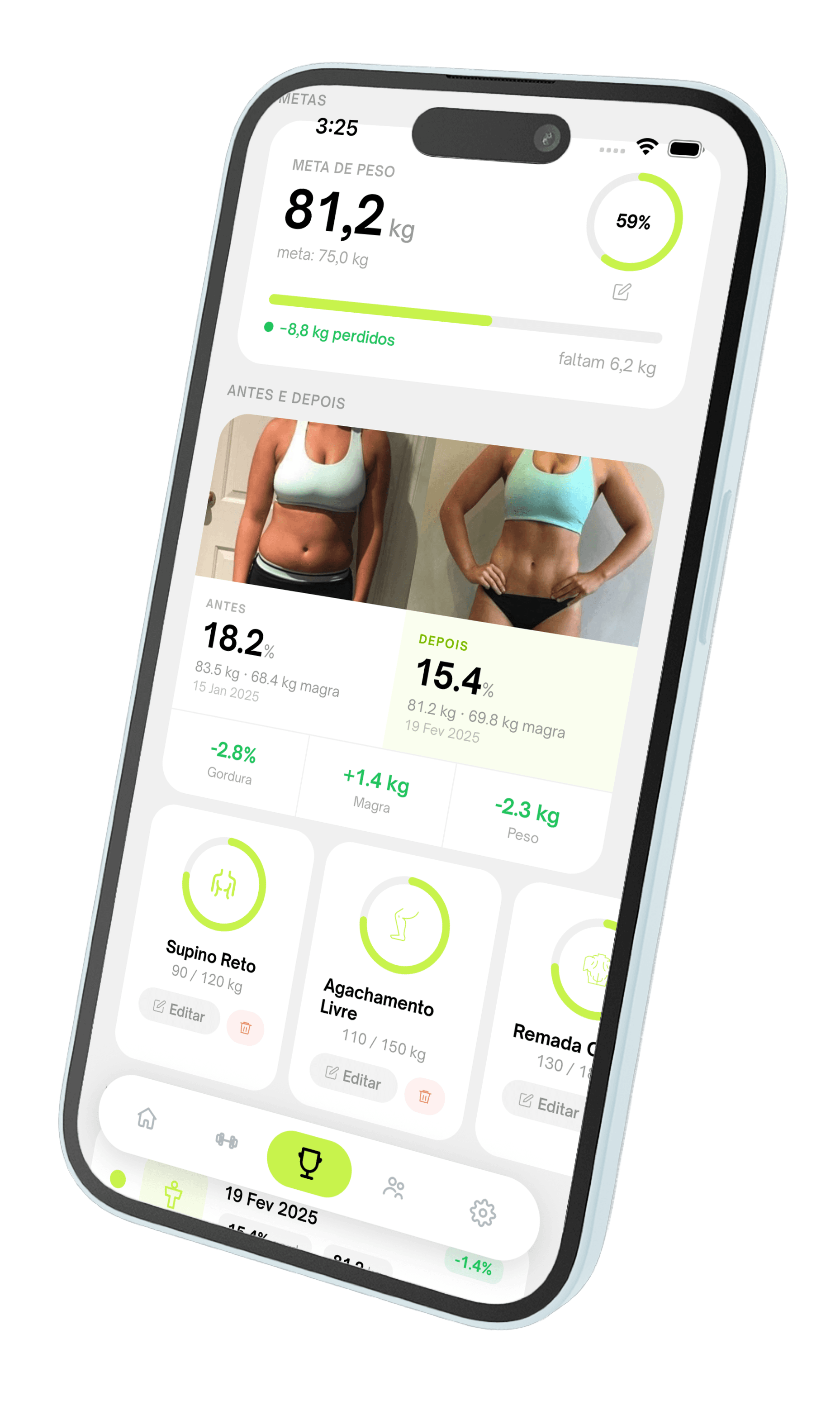 Bodyfat por foto, em segundos